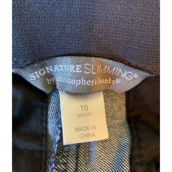 Christopher & Banks Signature slimming jeans with embroidery - Picture 2 of 9